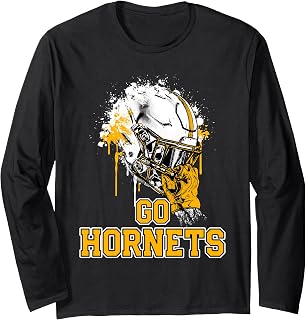 Harvard Hornets Rising Helmet GO! Long Sleeve T-Shirt