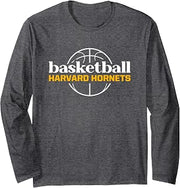 Harvard Hornets Basketball Long Sleeve T-Shirt