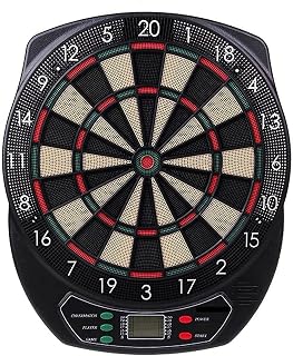 Electronic Dart Board LED Electric Digital Scoreboard Dart Boards，with 6 Soft Tip Darts，Excellent Indoor Game and Party Games