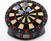 Electronic Dart Board Set ，6 Soft Tip Electric Dartboard with Digital Scoreboard ， 5 Different Difficulty Levels ，Professional Dart Board for Adults Kids