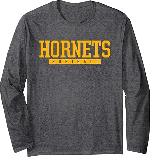 Harvard Hornets Softball HS Long Sleeve T-Shirt