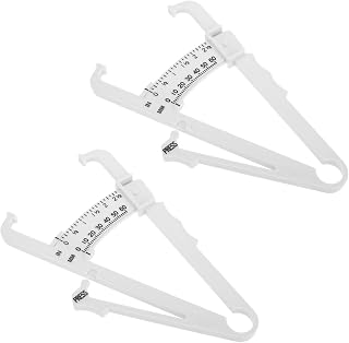 2pcs Measuring Caliper Fat Measuring Device for Skin Fold Accurate Body Tester