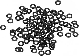 Generic Dart Shaft O-Rings, 100 Pcs Non-Slip Rubber O Ring for Metal Shafts, Black
