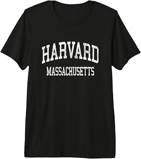 Harvard Massachusetts MA Vintage Athletic Sports Design Premium Tri-blend T-Shirt