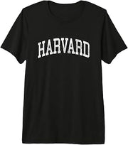 Harvard Massachusetts MA Vintage Athletic Sports Design Premium Tri-blend T-Shirt