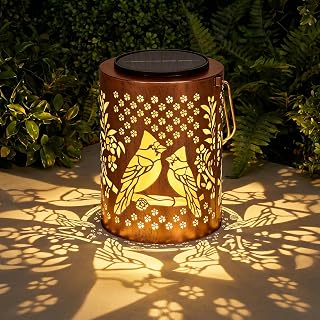 Solar Lantern Outdoor, Cardinal Decorative Hanging Lantern
