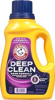 Arm & Hammer Liquid Laundry Detergent Deep Clean Odor Formula 33 Loads, 49.5 Fl Oz