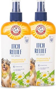 Arm & Hammer Dog Itch Relief Spray, Chamomile & Peppermint, 8 Fl Oz, 2-Pack