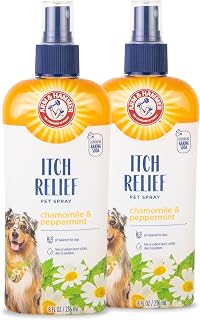 Arm & Hammer Dog Itch Relief Spray, Chamomile & Peppermint, 8 Fl Oz, 2-Pack