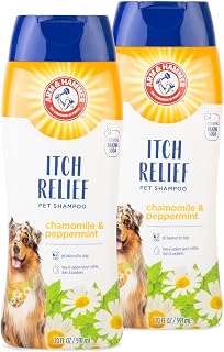 Arm & Hammer Itch Relief Dog Shampoo, Chamomile & Peppermint, 20 Oz, 2-Pk