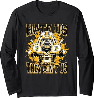 Harvard Hornets Logo Hate Us Cause They Ain't HS Long Sleeve T-Shirt