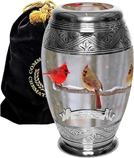 Cardinal Cremation Urns for Human Ashes Adult Man & Urns for Ashes