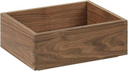 Cal-Mil Sydney 12" x 10" x 6" Walnut Display Box 23106-10126-78 WS-211C1231061012670-NF