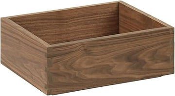 Cal-Mil Sydney 12" x 10" x 6" Walnut Display Box 23106-10126-78 WS-211C1231061012670-NPF
