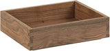 Cal-Mil Sydney 12" x 10" x 3" Walnut Display Box 23106-10123-78 WS-211CC231061012370-NF