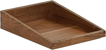 Cal-Mil Sydney 12" x 10" x 3" Walnut Angled Display Box 23442-1012-78 WS-21123442101278-NPF