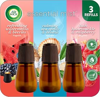 Air Wick Essential Mist Refill Multipack Watermelon, Honeysuckle Raspberry.