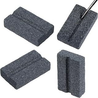 Yuanchu Darts V-Sharp Sharpening Stone, 4 Pack Dart Sharpener for Steel Tip Darts Sharpener Easy Polishing and Deburring Long-Lasting Sharpness Dart Accessories Dart Point Sharpener for Dart Tips