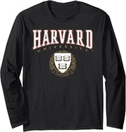 Harvard University Classic Crest Long Sleeve T-Shirt