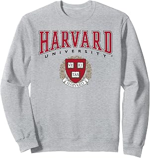 Harvard University Veritas Red Crest Sweatshirt