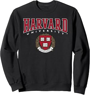 Harvard University Red Veritas Crest Sweatshirt