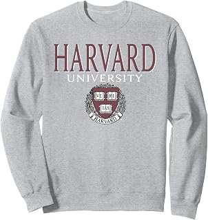 Harvard University Faded Veritas Crest Sweatshirt