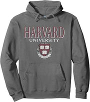 Harvard University Faded Veritas Crest Pullover Hoodie