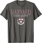 Harvard University Faded Veritas Crest T-Shirt