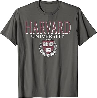 Harvard University Faded Veritas Crest T-Shirt