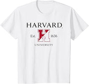 Harvard University Two Tone Logo Est 1636 Kids T-Shirt