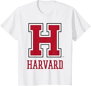 Harvard University Varsity Red H Logo Kids T-Shirt