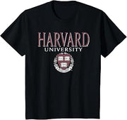 Harvard University Faded Veritas Crest Kids T-Shirt