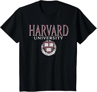 Harvard University Faded Veritas Crest Kids T-Shirt