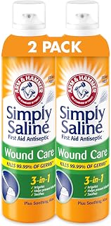 Arm & Hammer Simply Saline Wound Care 3-in-1, 7.4 oz, 2-Pack