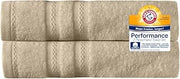 Arm & Hammer Performance Hand Towels, 6 Piece, Khaki