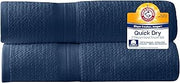 Arm & Hammer Quick Dry Hand Towels, 2 Piece, Dark Blue