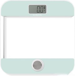 Bathroom Scale for Body Weight, Digital Weighing Scale, 400 Pounds,Clear Glass, Measurement Accurate Electronic Scale Ultra-Thin Body Scale