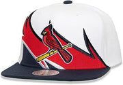 Mitchell & Ness St. Louis Cardinals Waverunner Snapback Cap, Adjustable Hat