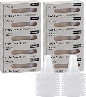 200X Ear Thermometer Probe Covers, Disposable Lens Filters for Braun Thermoscan Themometer, BPA-Free, Refill Covers for Accurate Digital Temperature Readings