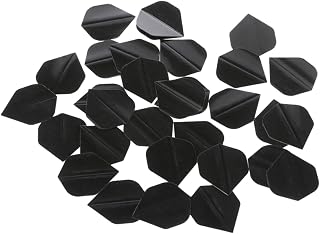 30Pcs PET Dart Tail Wings for Outdoor Darts, Black