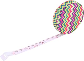 Akozon 150Cm 60In Accurate Body Tape Measure Retractable Fitness Measuring Ruler Pattern 3 (No. 1 Water Corrugated)
