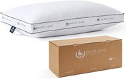 Pacific Coast Goose Feather and Down Firm Pillows Standard Size of 1, Bed Pillows for Side and Back Sleepers, Supportive Gusseted Hotel Collection Pillow with 100% Cotton Shell