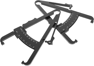 Didiseaon 2pcs Accurate Body Measure Devices Dual Scale Fat Caliper Clips Portable Caliper Tool for Skinfold Fitness Body Measuring Tool