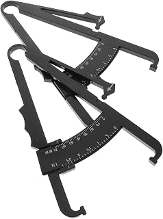 2pcs Accurate Fat Calipers Skinfold Caliper Body Measurements Portable Measuring Fat Clips for Fitness Tracking