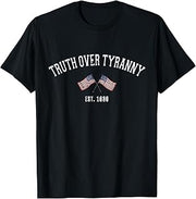 Truth Over Tyranny Support Harvard USA Patriotic Est 1636 T-Shirt