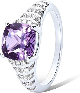 Cocktail Ring for Women, 2.7ct Color Changing Sapphire Gift