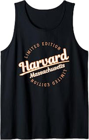 Retro Athletic Harvard MA Apparel Tank Top