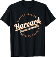 Retro Athletic Harvard MA Apparel T-Shirt