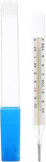 Ipetboom Double Scale Glass for Adults - Portable Non Digital Fever Accurate Temperature Reading 4.92X0.45X0.35In Use