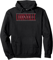 Louisville Cardinals Psychic Black Officially Licensed Pullover Hoodie